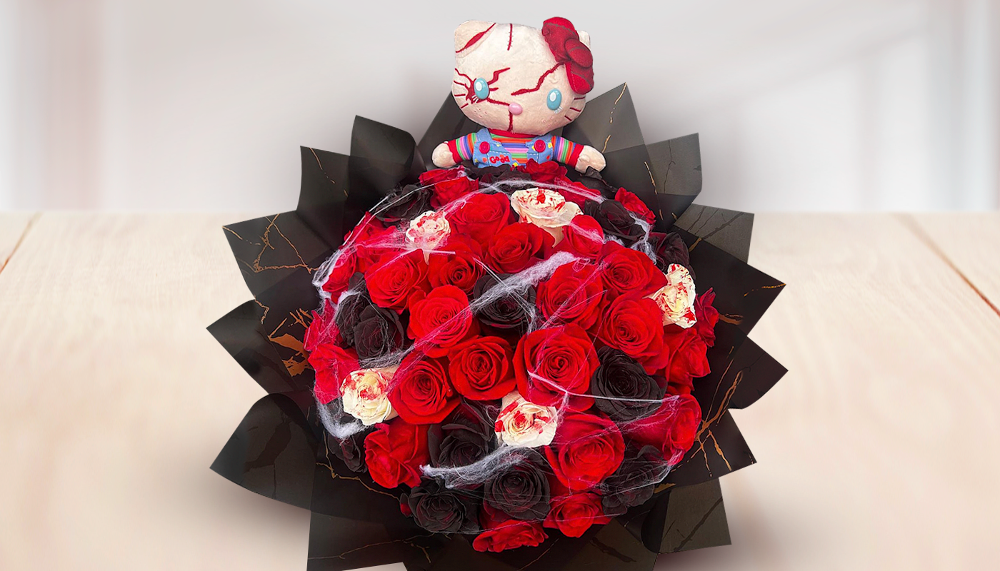 Chucky eternal rose bouquet - small bouquet (birthdays, valentines, selling anniversary,