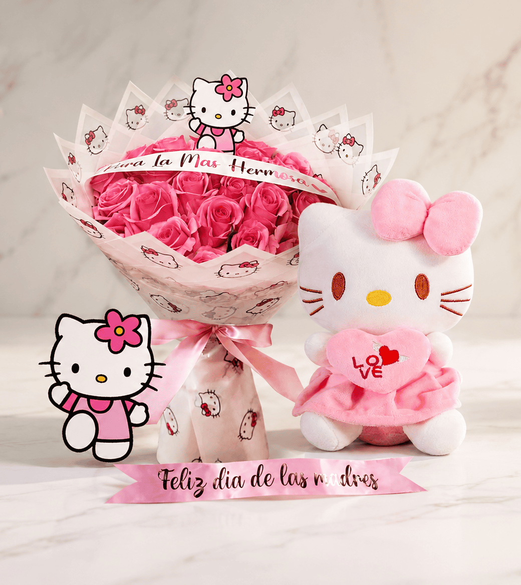 pinkrose おまとめ同梱 COMBO #22 Hello Kitty 25 Pink Rose Love – Lovely Flowers