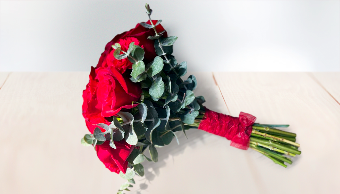 prom flowers for red dress Red Prom Bouquet – Lovely Flowers