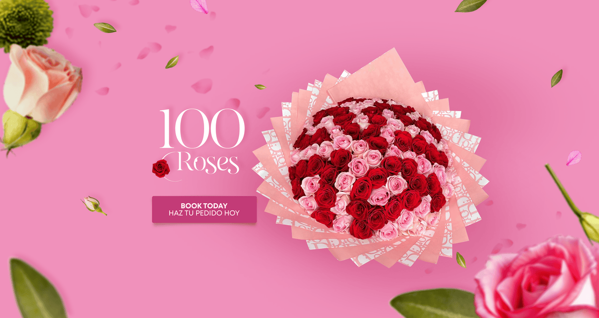 100 Roses Bouquet – Lovely Flowers