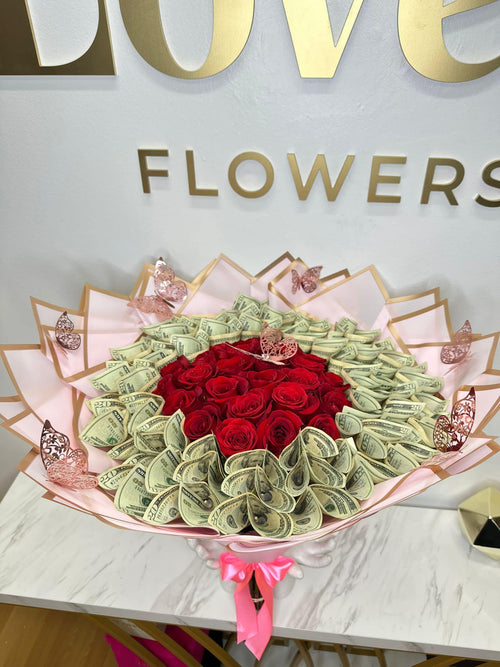 Money Bouquets Lovely Flowers