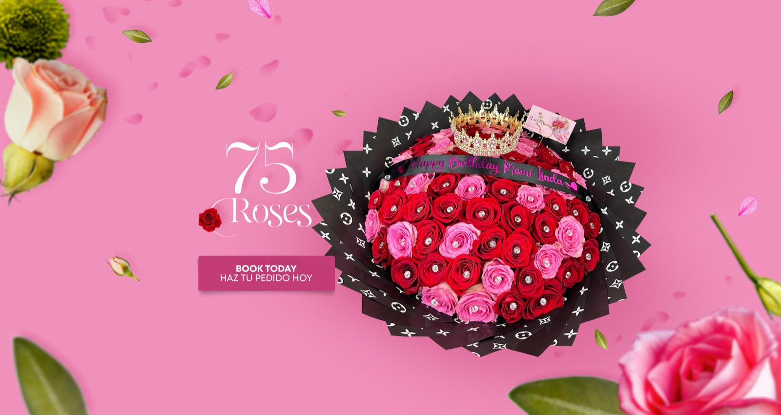 75 Rose Bouquets – Lovely Flowers
