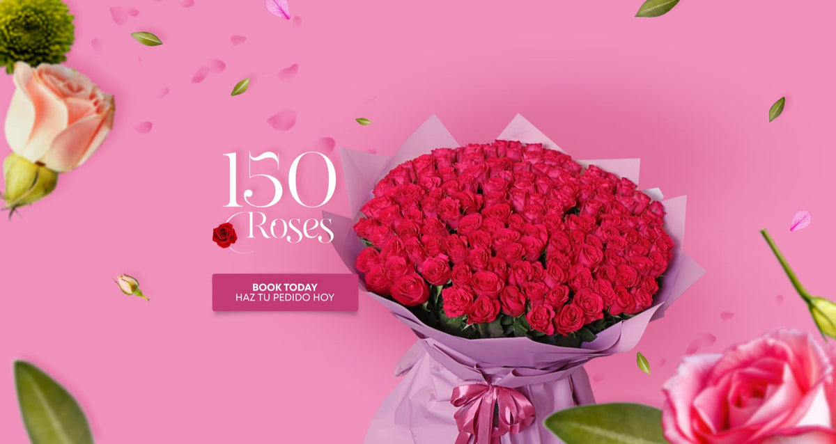 150 Roses – Lovely Flowers