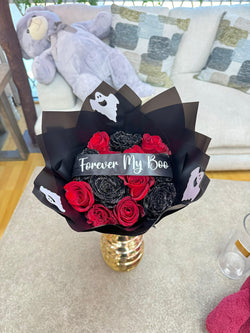 12 Spooky Roses ~ Ramo Buchon Siempre My Boo
