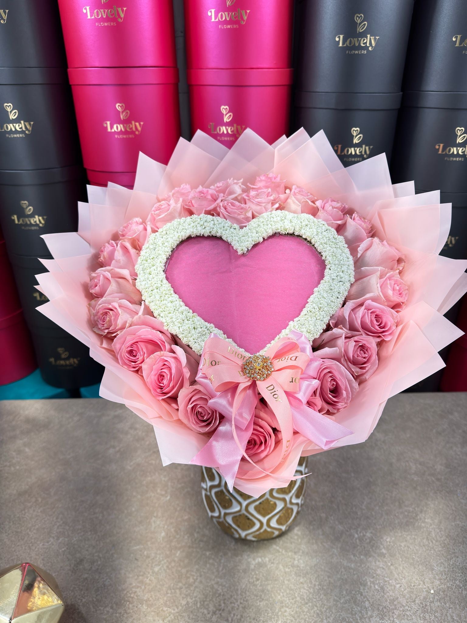 25 Burning Bouquet