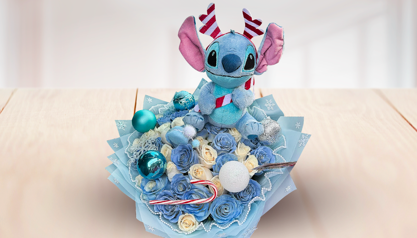 Custom Christmas Stitch Bouquet