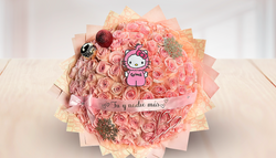 Hello kitty grinch bouquet