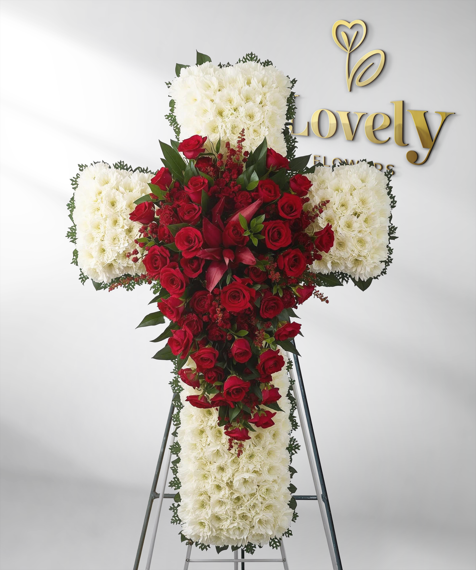 Elegant Standing Sympathy Arrangement