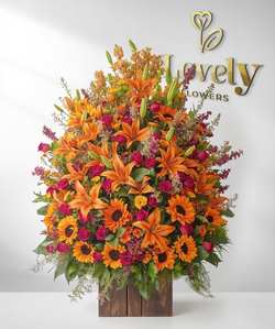 Luxury Sunburst Floral Arrangement