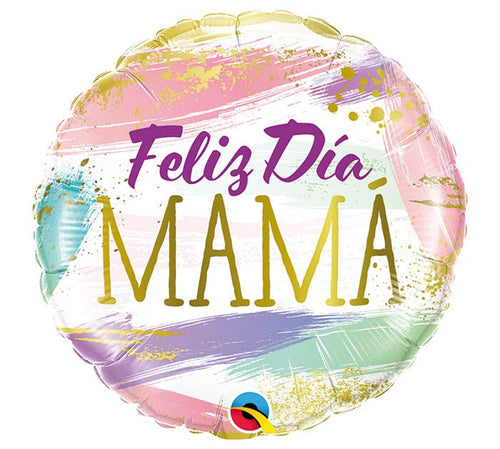 Globo Helio Feliz Día Mamá $10