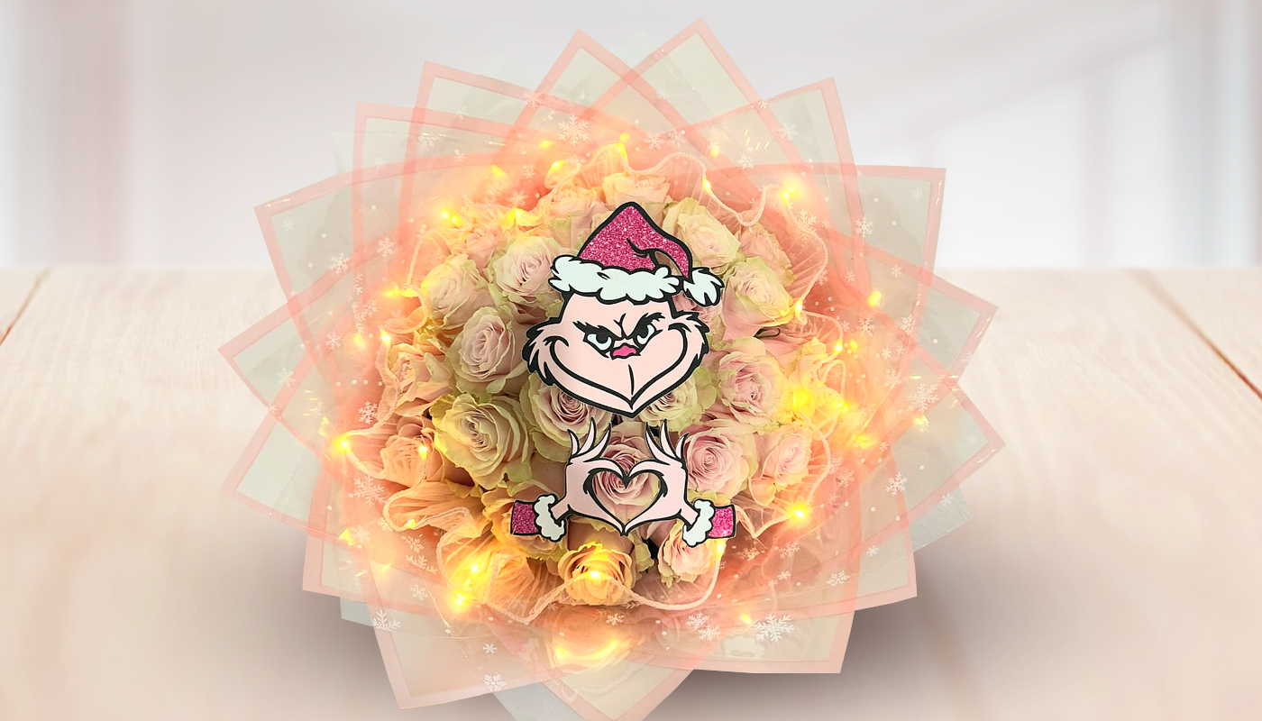 Custom Grinch bouquet #11