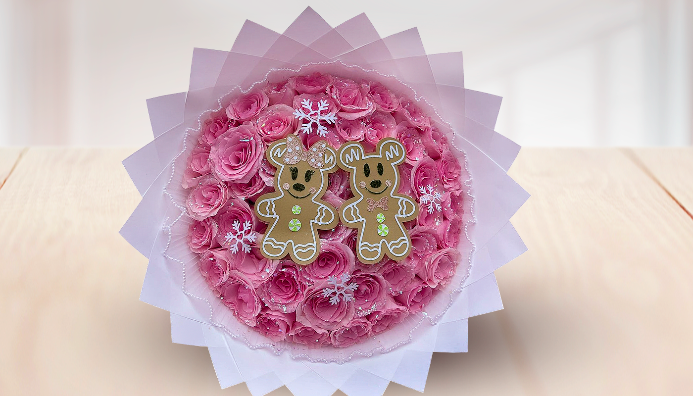 Custom Gingerbread Christmas Bouquet #5