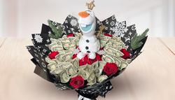 Olaf Money Bouquet