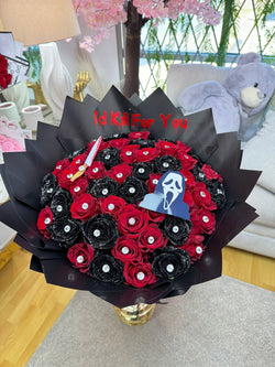 50 Roses Ramo Buchon ~ Spooky Bouquet