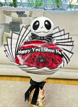 25 Roses Lovely Jack Skellington Bouquet ~ Ramo Buchon Jack