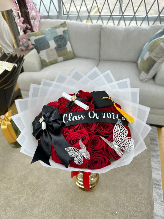 25 Red Roses + Graduation