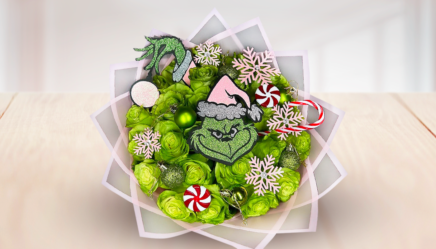 Custom Grinch Bouquet #6