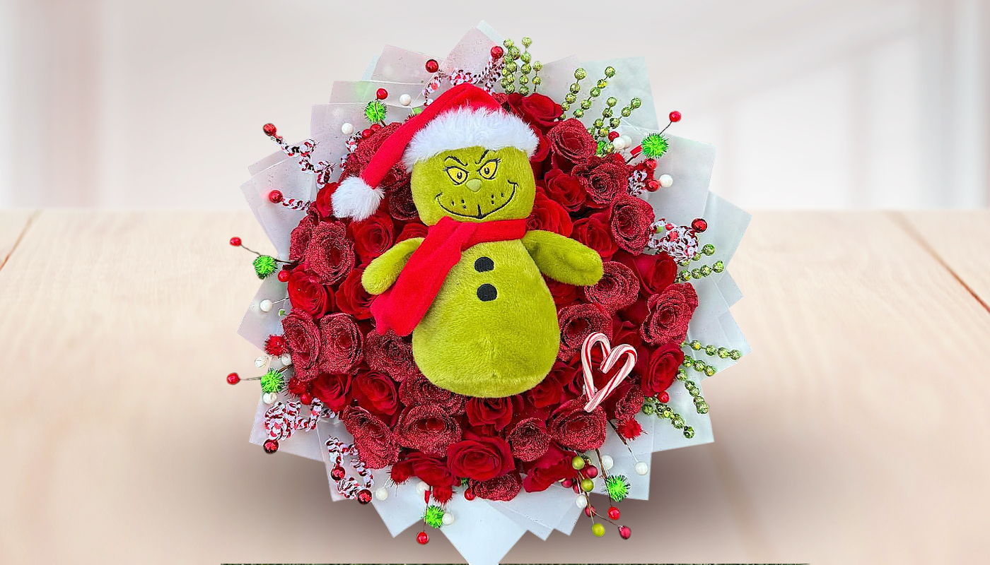 Custom Grinch bouquet #4