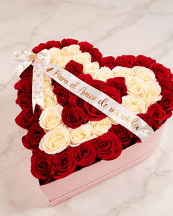 Heart of My Life Rose Box