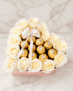 Ivory Sweetheart Chocolate Box