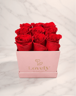 Ruby Blush Mini Rose Box