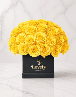 Golden Sunshine Rose Box