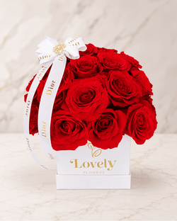 Crimson Couture – 25 Red Roses