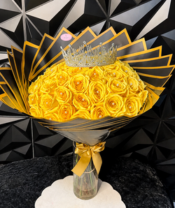 50 rosas amarillas