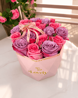 Pink Flat Diamond Box