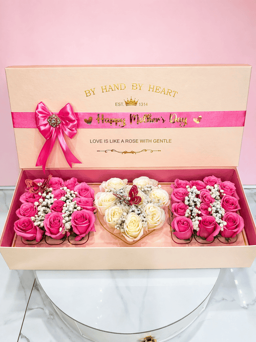 Elegant Pink MOM floral box