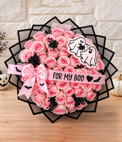 Bouquet Pareja Fantasmas Pink #1