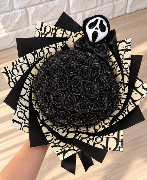 Scream Glitter Rose Bouquet