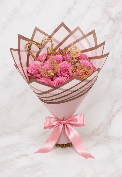 12 Pink Roses Model #2