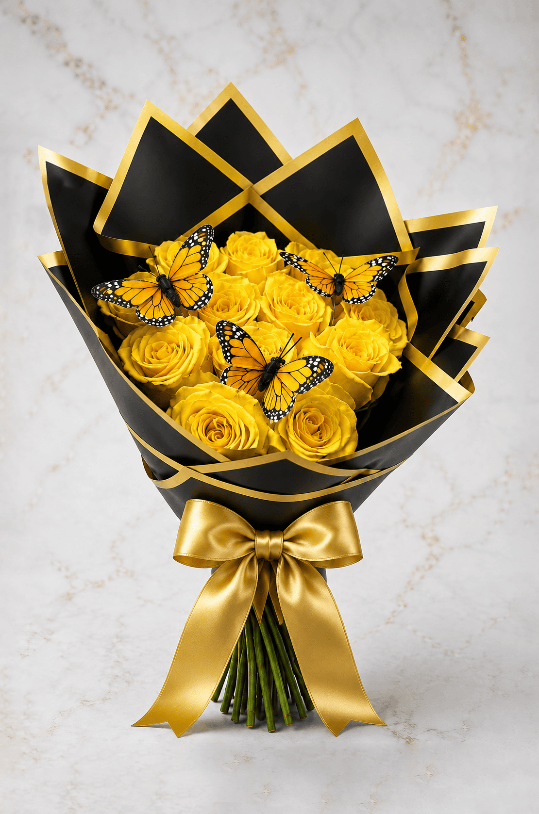 12 Yellow Roses ~ 12 Rosas Amarillas