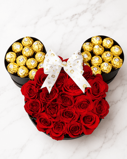 Mouse Love Rose & Chocolate Box