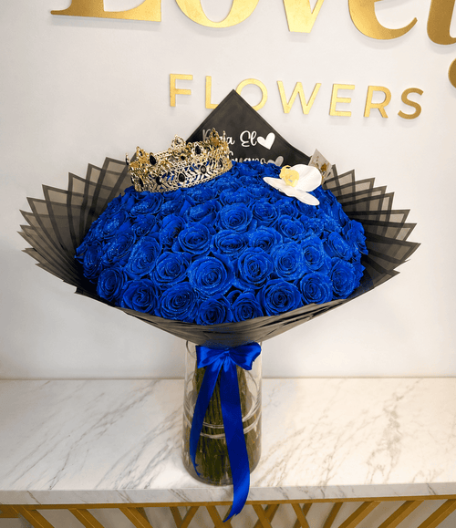 100 Blue Roses Para el enojon