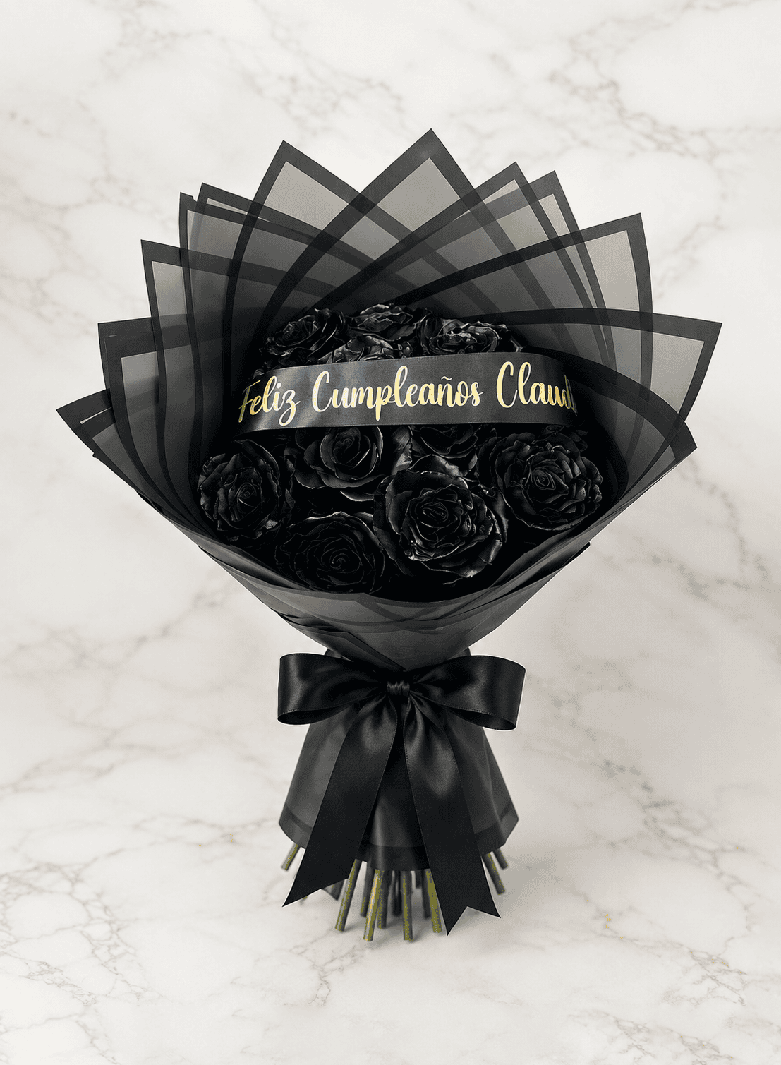 12 Black Roses