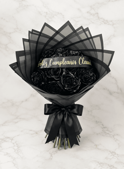 12 Black Roses
