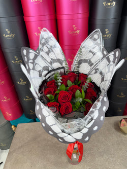 Red Rose Butterfly