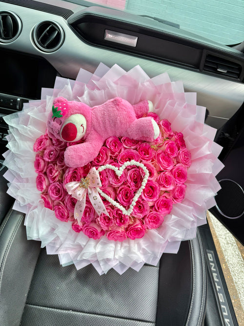5O Pink Rose Bouquet ~ Ramo Buchon Mi Dormilona