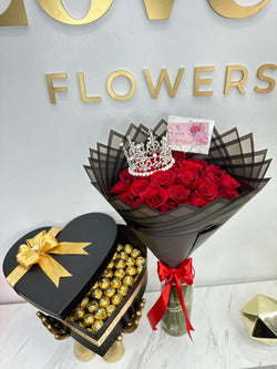 25 Rosas + Chocolate Box