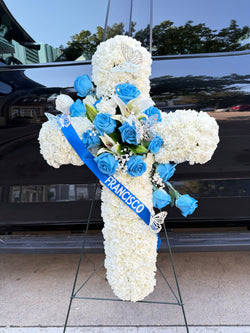 White / Blue Cross