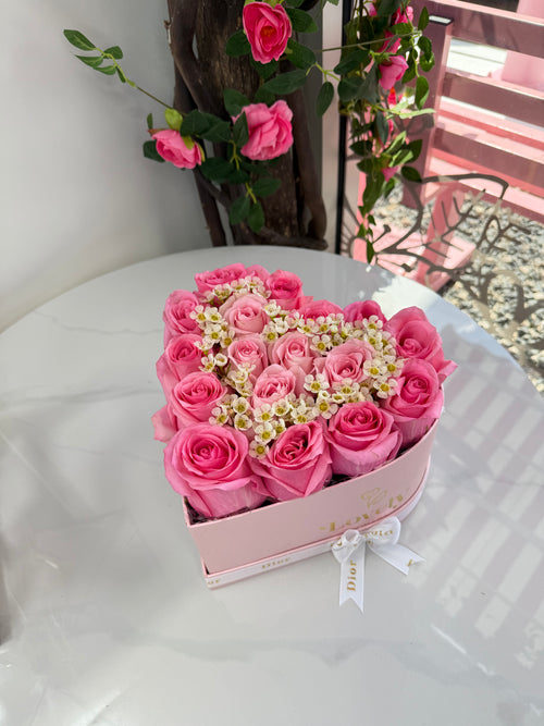 small pink Heart Box