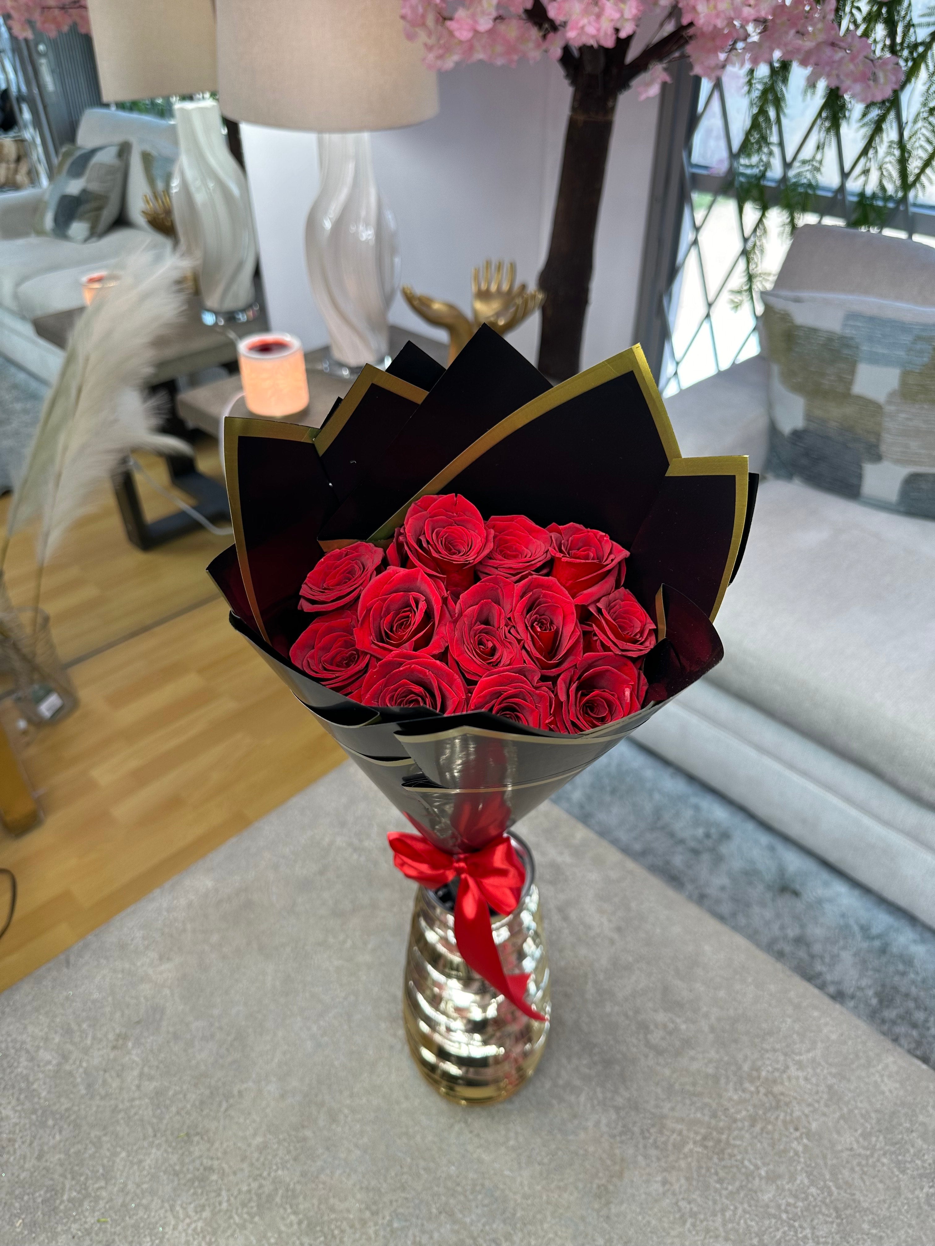 12 Eternity Roses Ramo