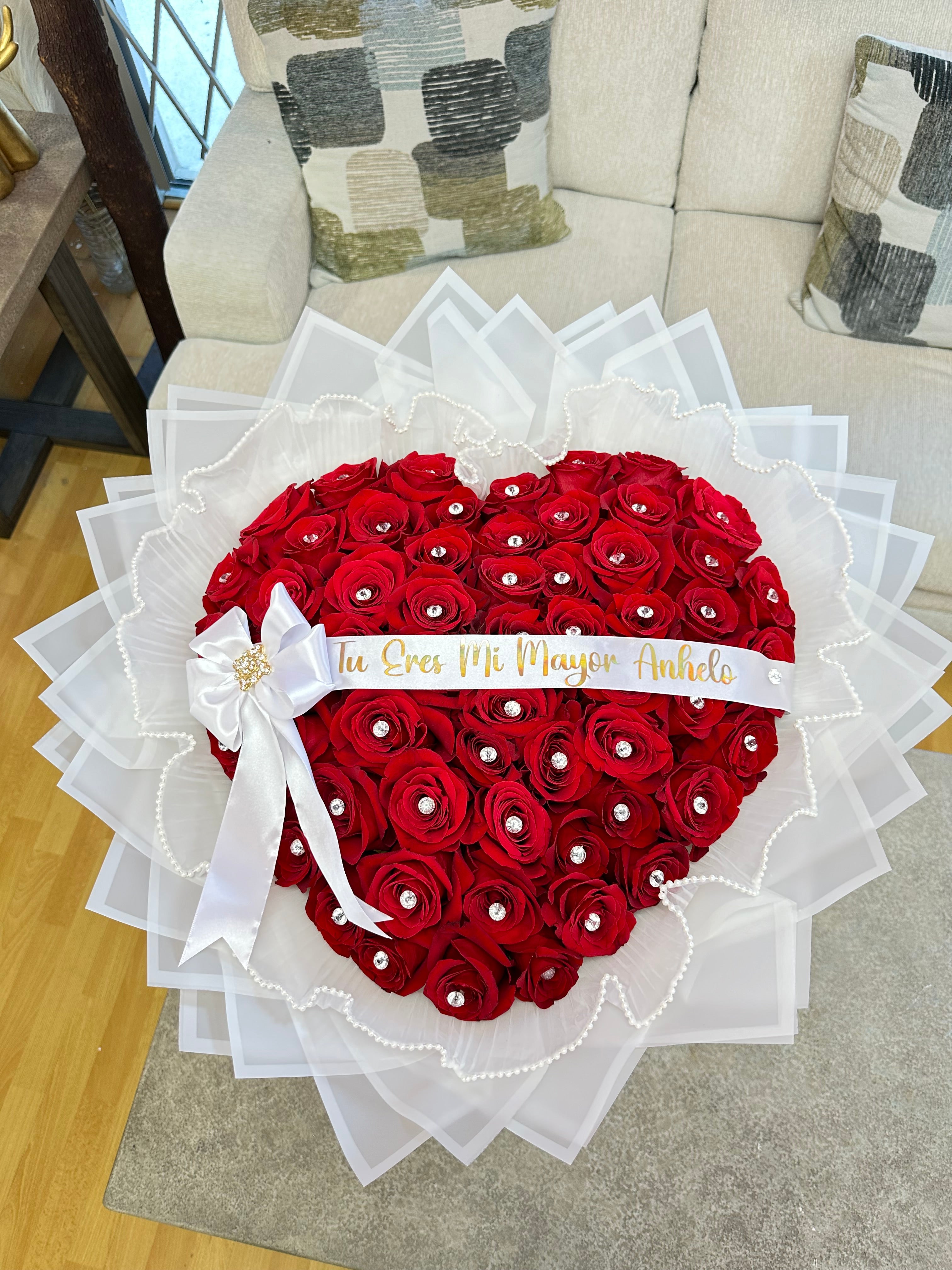 75 Roses Heart Shape 75 Roses – Lovely Flowers