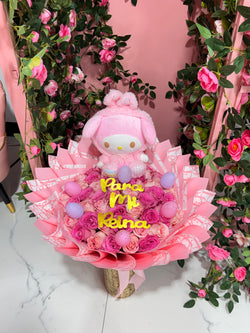 Easter Bunny Rose Bouquet ~ Ramo de Pascua con Conejita