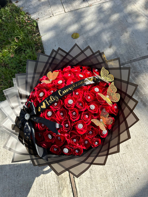Ramo de 100 rosas