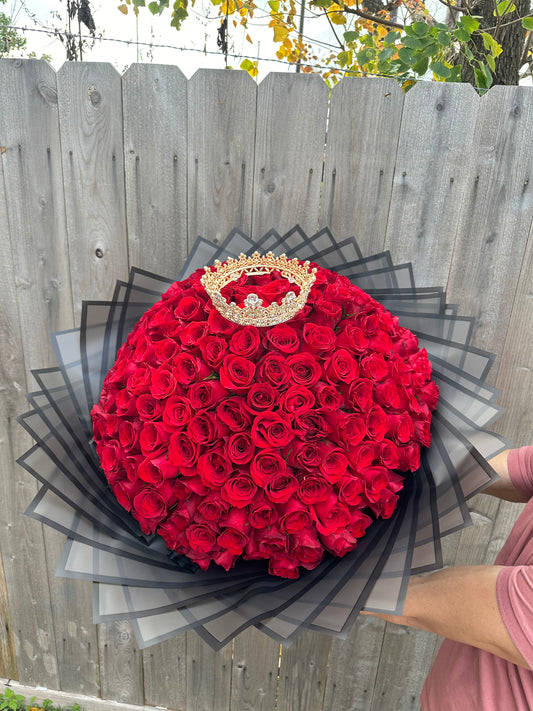 200 Red Roses Bouquet