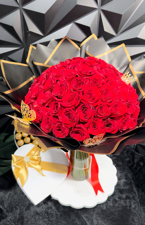 Ramo de 100 rosas