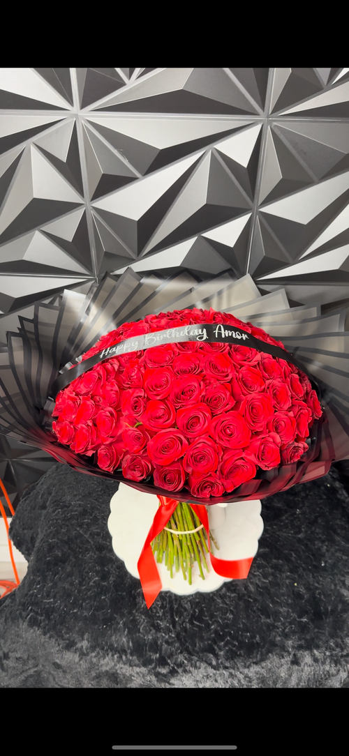 Ramo de 100 rosas